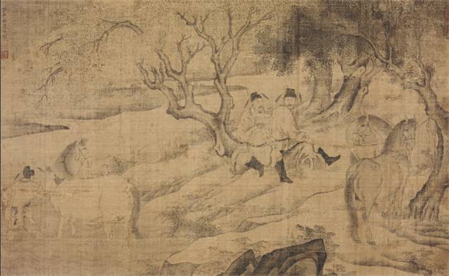 공재 윤두서의 '세마도'. /전남국제수묵비엔날레 사무국 제공