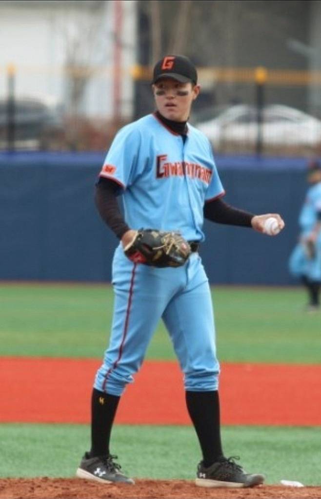 나주광남고BC 최상훈이 역투를 하고 있다. 독자제공.