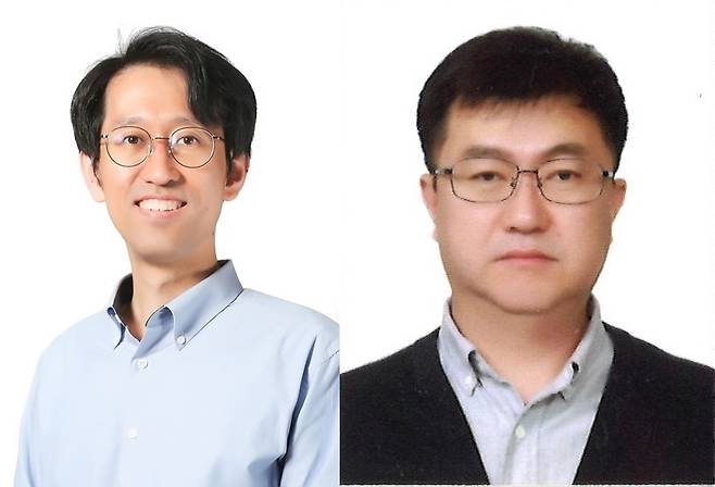 김철환 LG전자 연구위원(왼쪽), 소남호 에이텍모빌리티 이사.(과기정통부 제공)