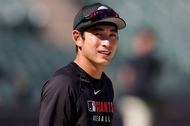 Aug 8, 2025; San Francisco, California, USA; San Francisco Giants center fielder Jung Hoo Lee (51) looks on during batting practice before the game between the San Francisco Giants and the Washington Nationals at Oracle Park. Mandatory Credit: Robert Edwards-Imagn Images







<저작권자(c) 연합뉴스, 무단 전재-재배포, AI 학습 및 활용 금지>