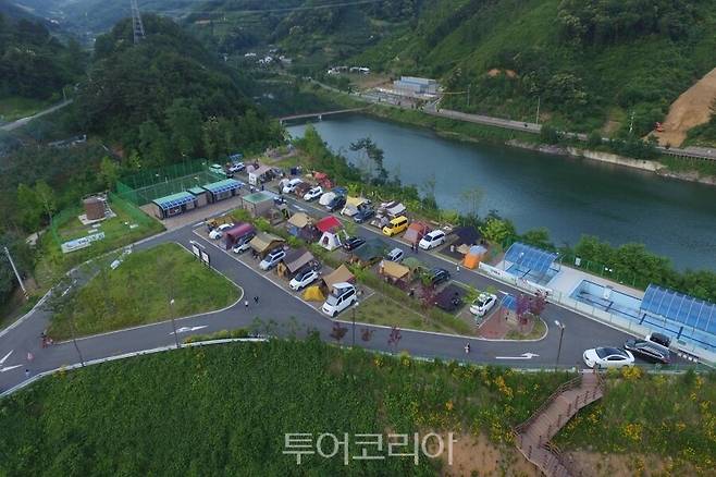 &nbsp;사과테마파크 오토캠핑장 /사진-예천군