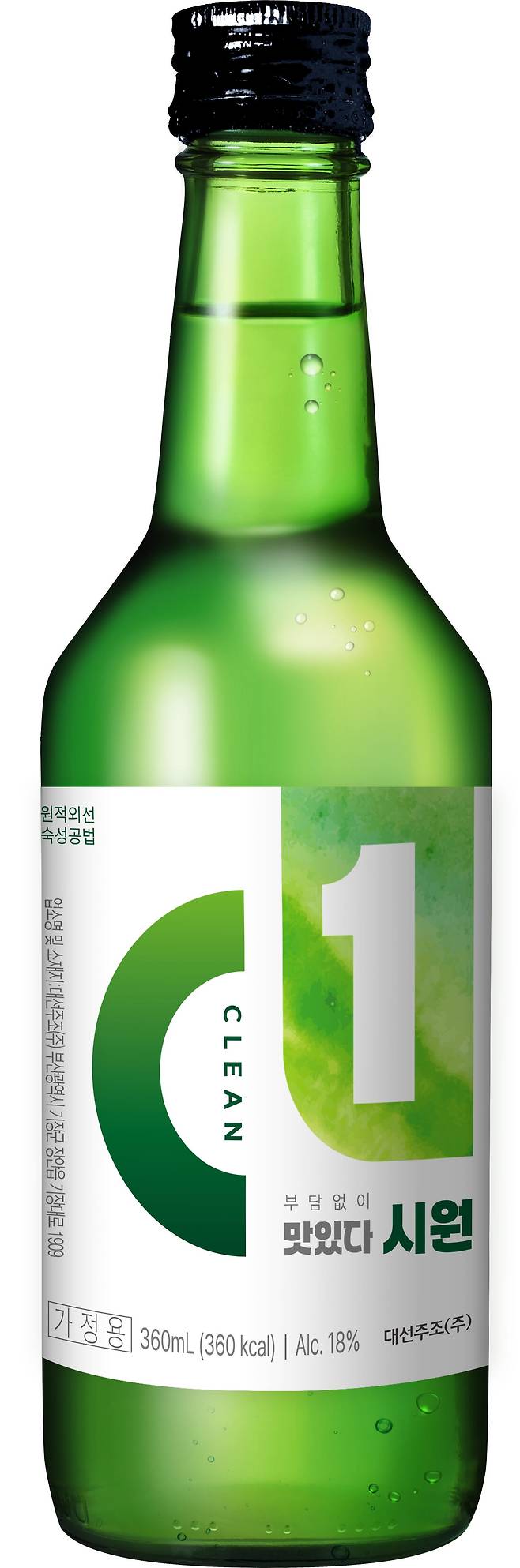 리뉴얼한 C1소주. /대선주조