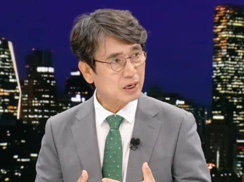 MBC 대선 개표 방송 출연한 유시민 작가. / 사진=MBC 유튜브 캡처