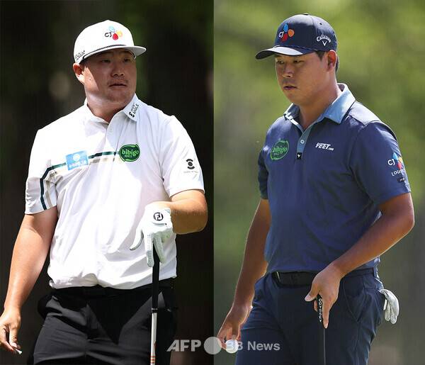 2025년 미국프로골프(PGA) 투어 플레이오프 2차전에 출전하는 임성재, 김시우 프로. 사진제공=ⓒAFPBBNews = News1 (사진을 무단으로 사용하지 마십시오.)