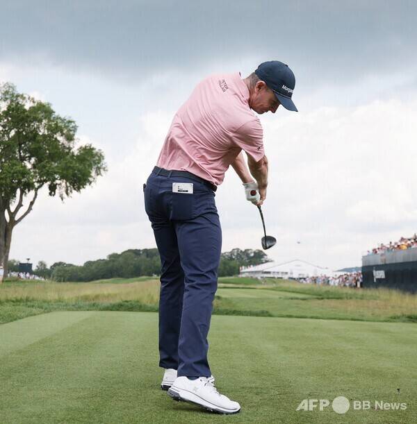 칼럼 내용과 관련 없는 참고 사진입니다. 2025년 미국프로골프(PGA)투어 페덱스컵 플레이오프 1차전 페덱스 세인트주드 챔피언십 우승을 차지한 저스틴 로즈가 연습 라운드를 하는 모습입니다. 사진제공=ⓒAFPBBNews = News1 (사진을 무단으로 사용하지 마십시오.)