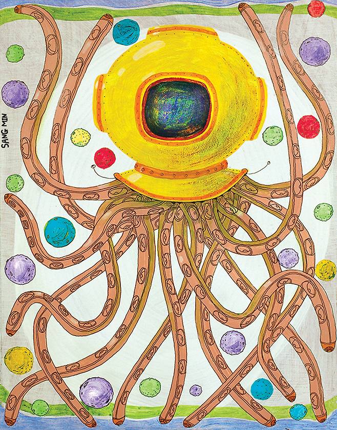 종이에 아크릴(30×42㎝)