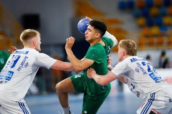 사진 제11회 세계 남자청소년핸드볼선수권대회(U19) 사우디아라비아와 아이슬란드 경기 모습, 사진 제공=국제핸드볼연맹