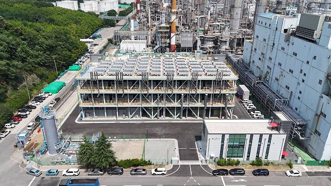 울산하이드로젠파워 2호 전경. [SK가스 제공]