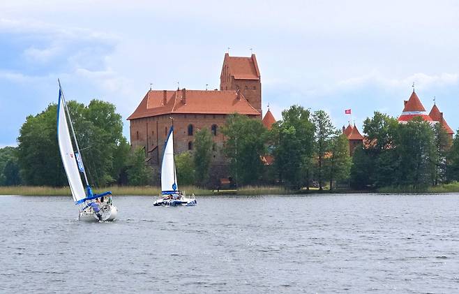 빌뉴스 근교 트라카이성