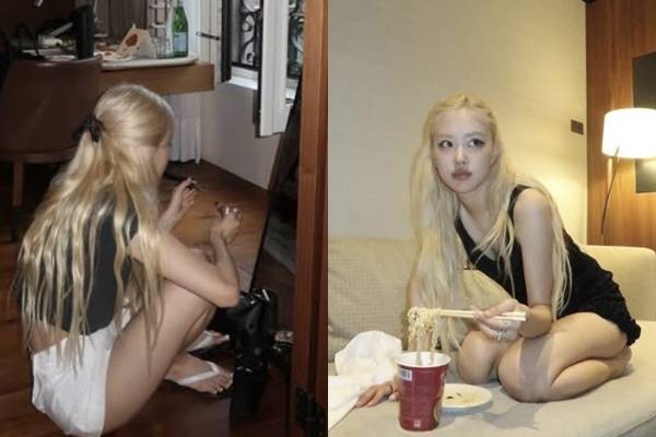 로제 소셜 계정 캡처