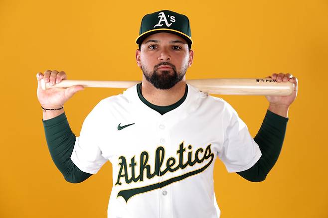 오클랜드 양손 야수 카를로스 코르테스. Getty Images코리아