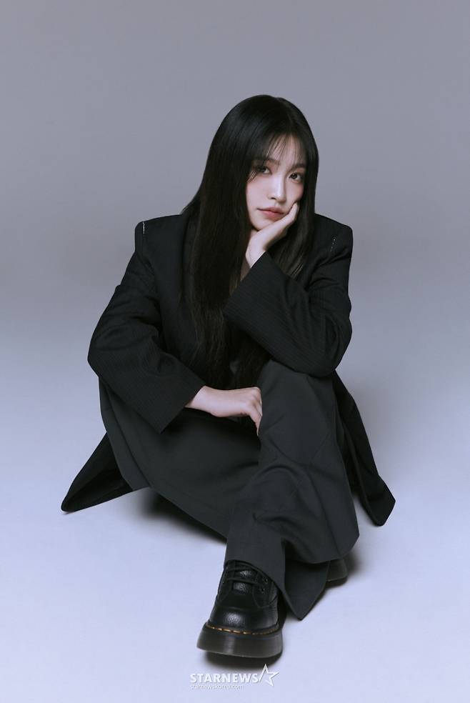 드라마 '청담국제고등학교 2'의 배우 김예림이 지난 5일 진행된 라운드 인터뷰를 위해 포즈를 취하고 있다. /사진제공=블리츠웨이엔터테인먼트 2025.08.06 /사진=김휘선 hwijpg@