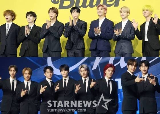 방탄소년단, NCT 127/사진=스타뉴스