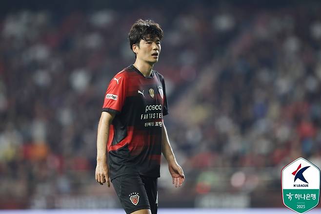 포항 스틸러스 미드필더 기성용. /사진=한국프로축구연맹 제공