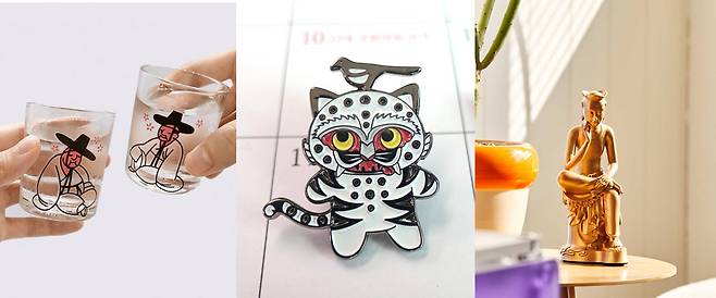 스타트업, 1인 디자이너 공모로 만들어진다는 점 또한 트렌드의 반영과 이어지는 부분이다. 사진은 국립중앙박물관 뮷즈들. /국립박물관문화재단 제공