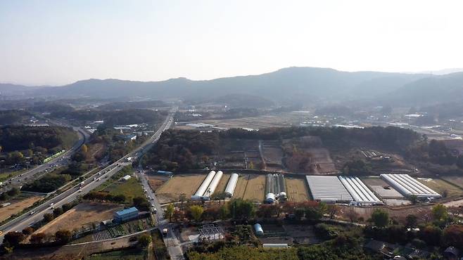 대전 나노·반도체 국가산업단지가 들어설 교촌동 지역. 대전시 제공.