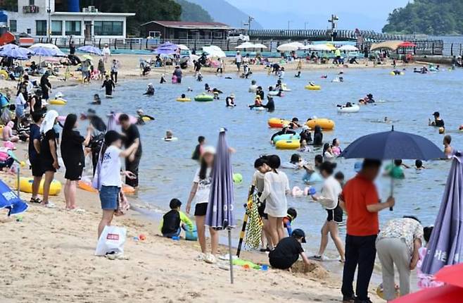 마산 광암해수욕장. /경남도민일보 DB
