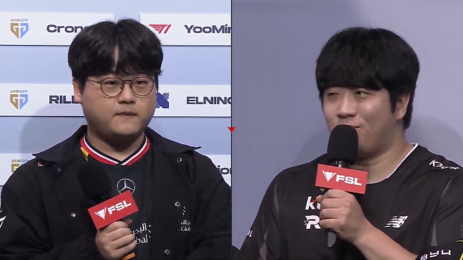 '오펠' 강준호와 '박스' 강성훈이 1차전서 대결한다(출처=이벤트 실황 캡처).