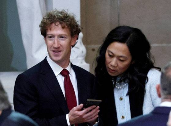 마크 저커버그 메타 CEO와 그의 부인 프리실라 챈. (사진=연합뉴스)