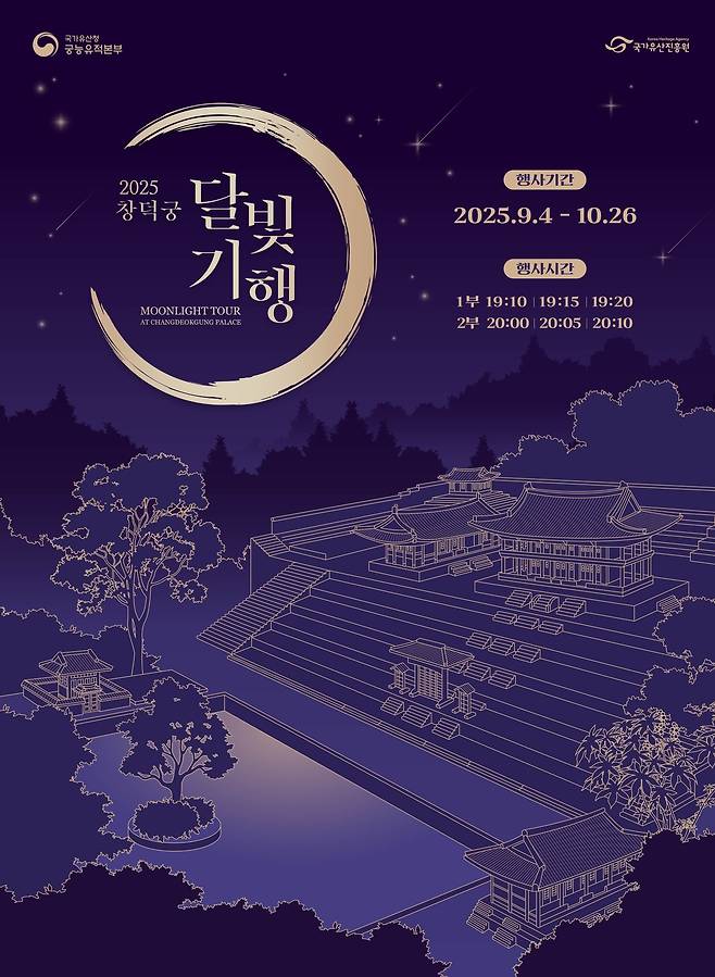 하반기 달빛기행 포스터(국가유산청 제공)