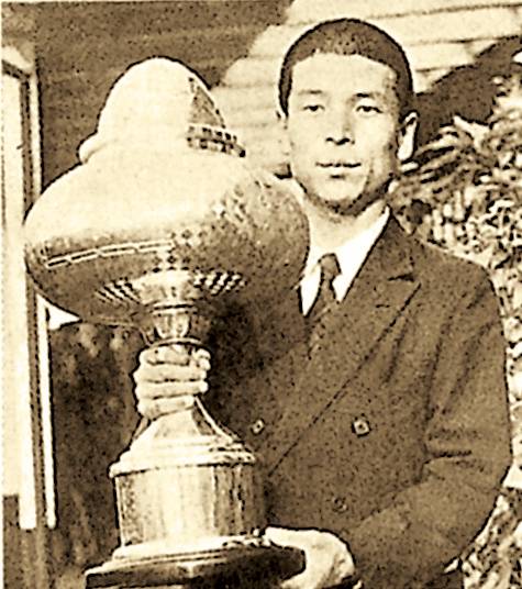 1941년 일본오픈 우승 당시 故 연덕춘 고문. 사진 | KPGA