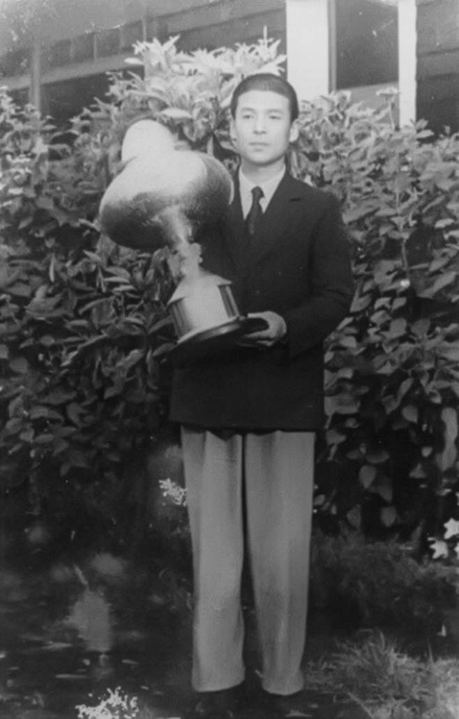 1941년 일본오픈 우승 당시 故 연덕춘 고문. 사진 | KPGA