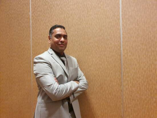 아밋 자인 보다폰 아이디어 데이터·분석 총괄이 지난 7일 '클라우데라 이볼브 25 싱가포르'에 참석한 후 지디넷코리아와 인터뷰를 진행했다. (사진=장유미 기자)