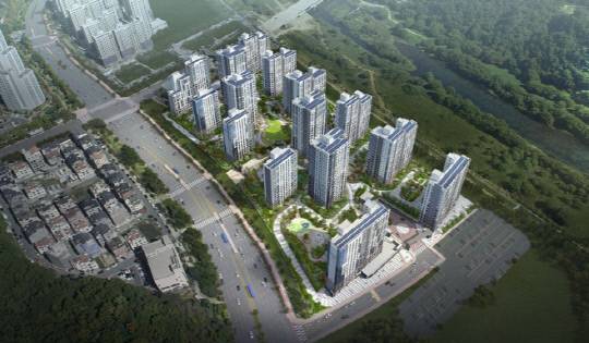 '갑천2 트리풀시티 엘리프' 조감도대전도시공사 제공