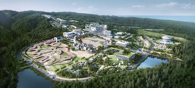 코스타밸리 관광휴양지구 및 9.81파크 포항 조감도 [코스타밸리모나용평]