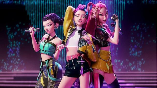 넷플릭스 애니메이션 영화 ‘케이팝 데몬 헌터스’의 걸그룹 헌트릭스. (사진=넷플릭스 제공)