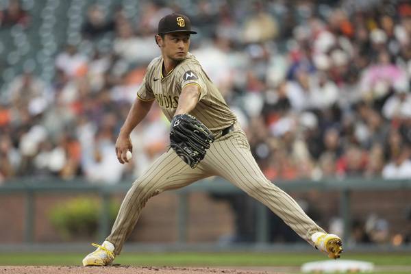 이날 샌프란시스코 타선은 다르빗슈를 제대로 공략하지 못했다. 사진= AP= 연합뉴스 제공