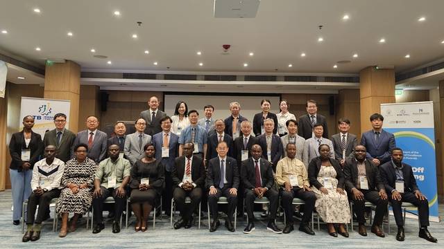 지난 5일 르완다 키갈리 메리어트 호텔에서 열린 상명대-르완다 기술인력개발 사업 착수회의 모습. 상명대 제공