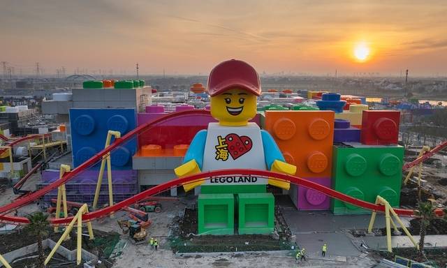 중국 상하이 레고랜드의 롤러코스터. 환추스바오 캡처