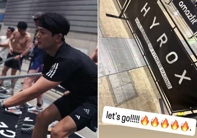 샤이니 민호가 하이록스 요코하마에 출전했다./민호·hyroxjapan 인스타그램