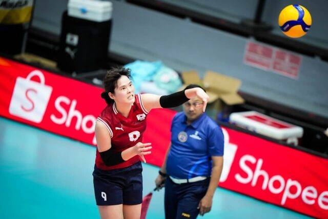 대표팀 에이스가 된 신은지./FIVB