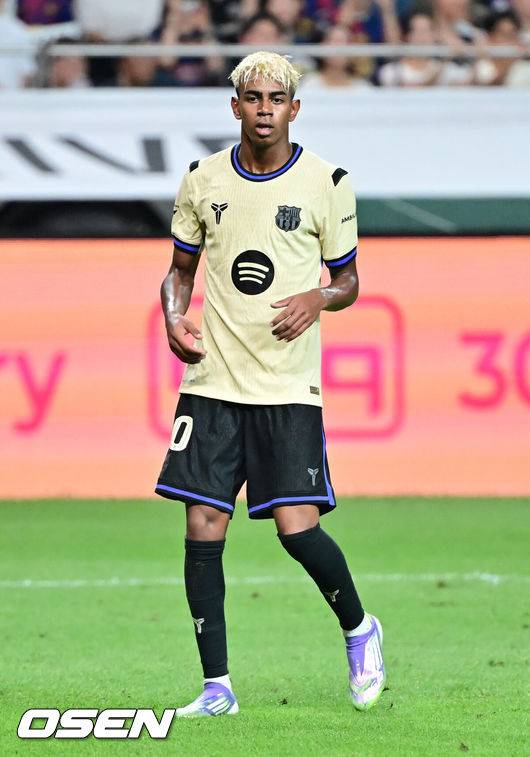 [OSEN=박준형 기자] FC바르셀로나 라민 야말 2025.07.31 / soul1014@osen.co.kr