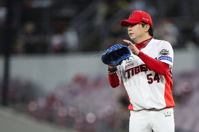 KIA 양현종은 전반기 부진을 이겨내고 후반기 3경기에서 평균자책점 0.52로 호투를 이어가고 있다. 사진제공｜KIA 타이거즈