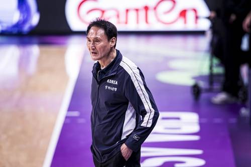 안준호 남자농구 대표팀 감독 [FIBA 홈페이지 캡처. 재판매 및 DB 금지]