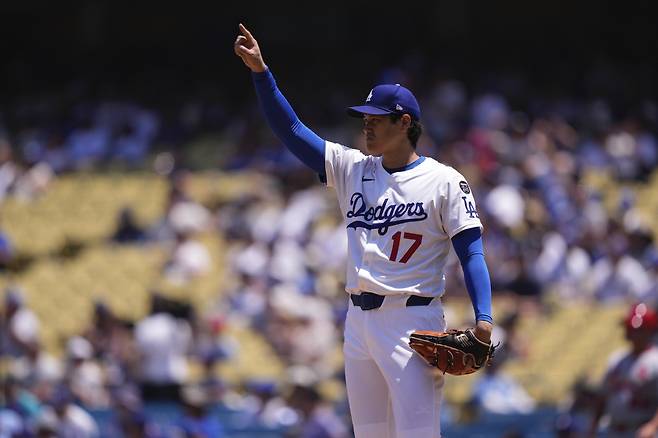 오타니 쇼헤이가 올시즌에는 5이닝을 초과해 던지는 일은 없을 것으로 보인다. AP연합뉴스