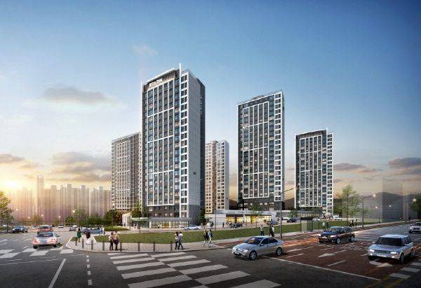 코오롱글로벌, ‘동남 하늘채 에디크’ 투시도