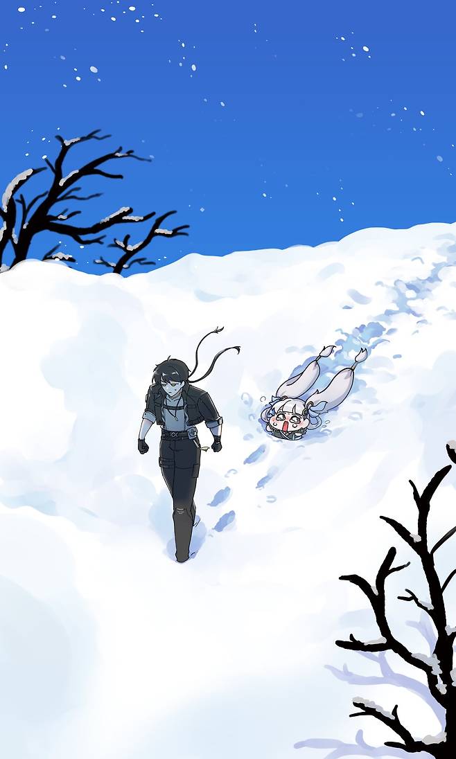 ▲ 명조 유저라면 한 번쯤은 보았을 아르 작가의 대표작, 이젠 하나의 템플릿(?)처럼 자리잡았다