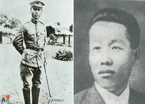 박용만 독립운동가. 왼쪽은 동아일보. 오른쪽은 공훈전자사료관.