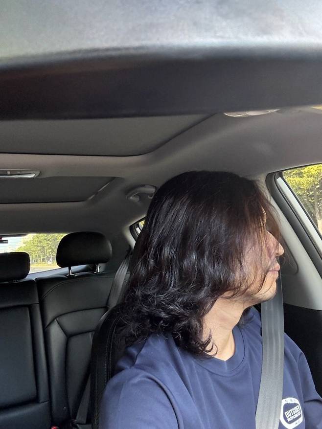 최종원 소방교가 머리카락을 기른 모습. 최종원 소방교 제공