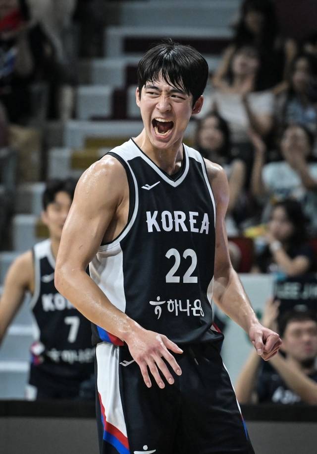 여준석의 괌전 출전은 무리한 복귀였을까. 아니면 중국전을 위한 몸풀기였을까. 중국은 그가 무리한 복귀를 했다고 꼬집었다. 사진=대한민국농구협회 제공