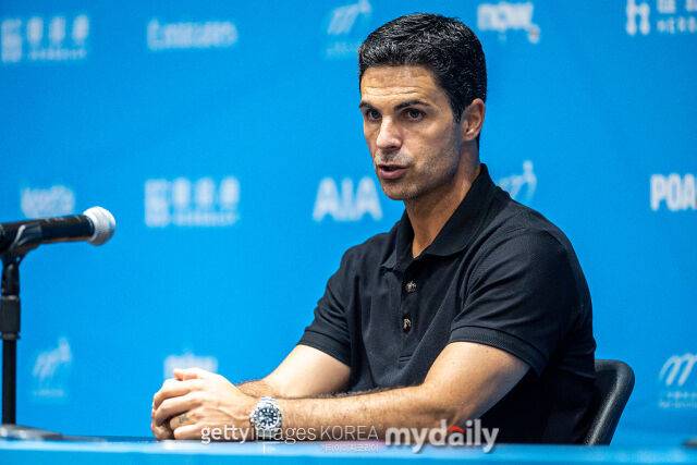 추가 영입 가능성에 대해 밝힌 미켈 아르테타 감독. /게티이미지코리아