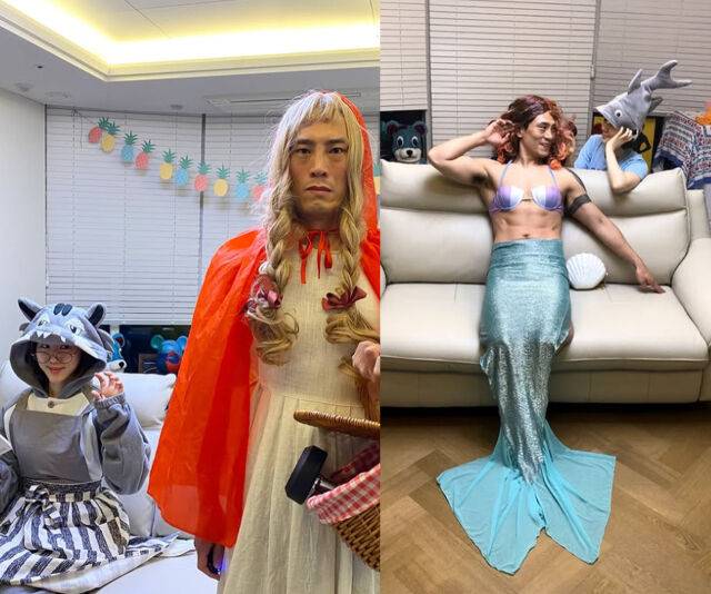 김재우와 아내가 애니메이션을 완벽 분장했다. / 김잼우 소셜미디어