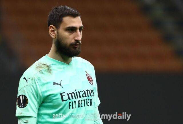 AC 밀란 시절 논란을 일으켰던 지안루이지 돈나룸마. /게티이미지코리아