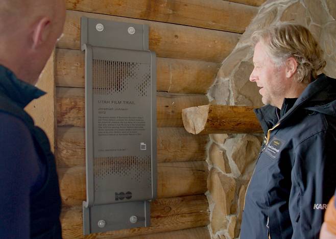 유타 필름 트레일 안내판은 여행객들에게 유용한 정보가 된다.