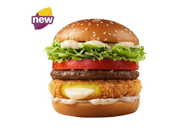 익산 고구마 모짜렐라 버거