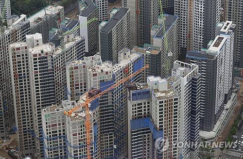 아파트 건설 현장 모습 [연합뉴스 자료사진]